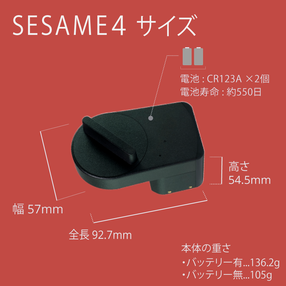 【sesame3】セサミ3 スマートロック/wifiモジュール2 セット